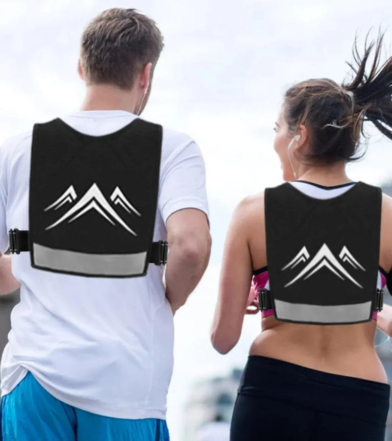 Colete LED Runner Pro - Ilumine seu caminho, supere seus limites.
