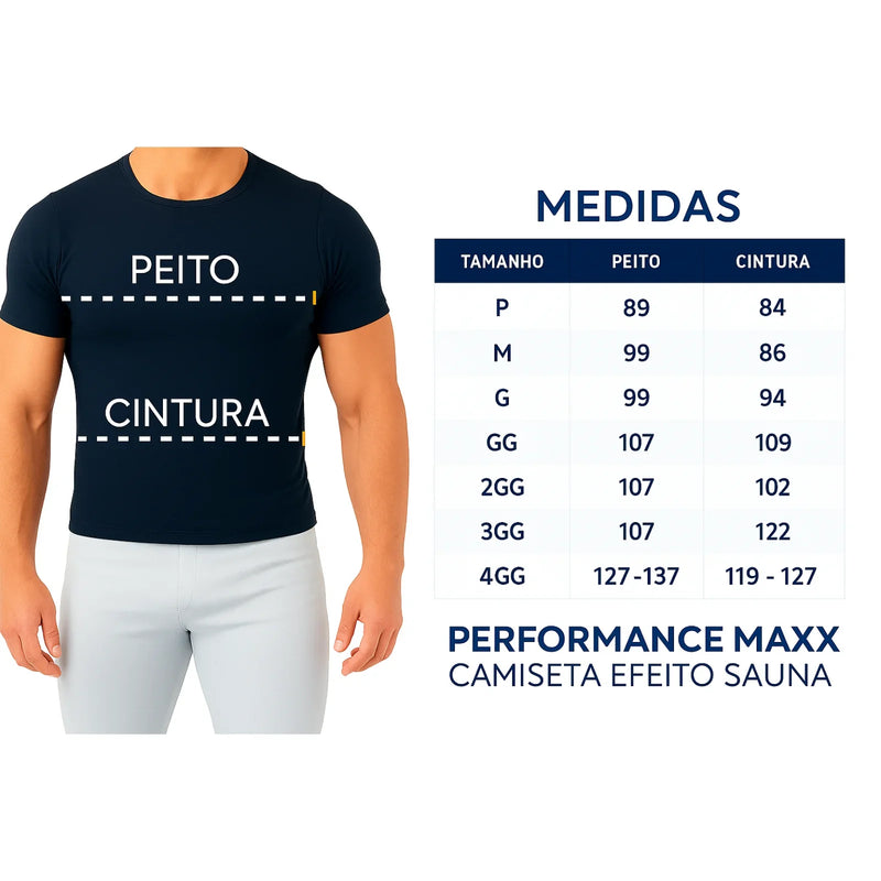 Performance Maxx – Camiseta Efeito Sauna Masculina