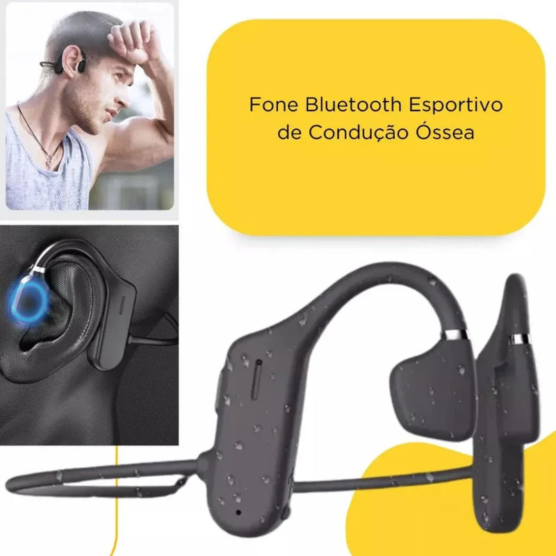 IronBeats™ – Fone de Condução Óssea - Som poderoso, liberdade total