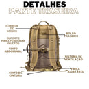 Mochila Tática Brasil Forte 50L