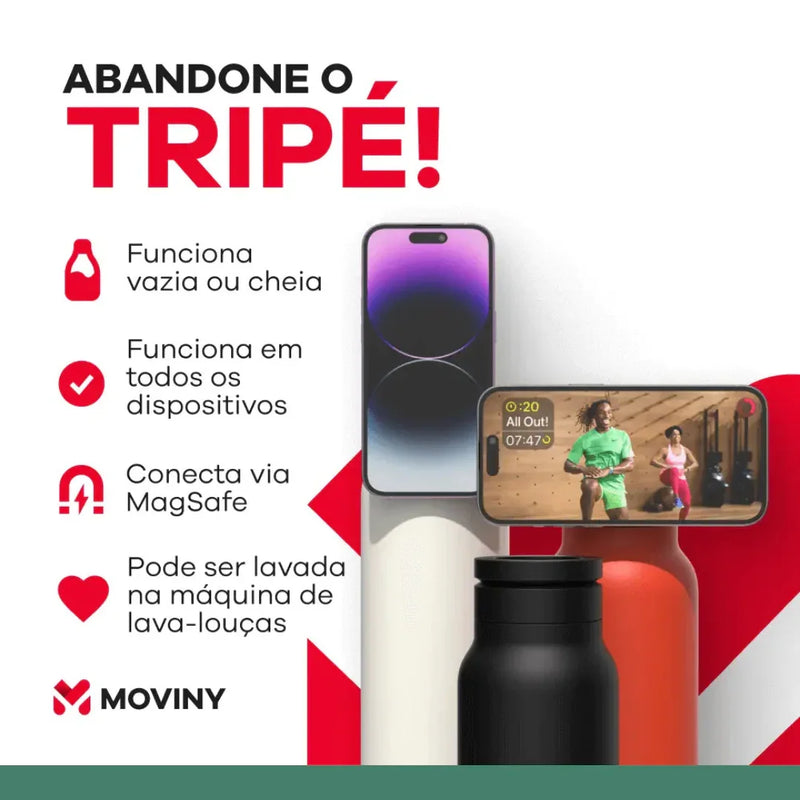 HydroForce Max: A Garrafa Esportiva que Revoluciona Seu Treino + Anel Magnético Grátis!