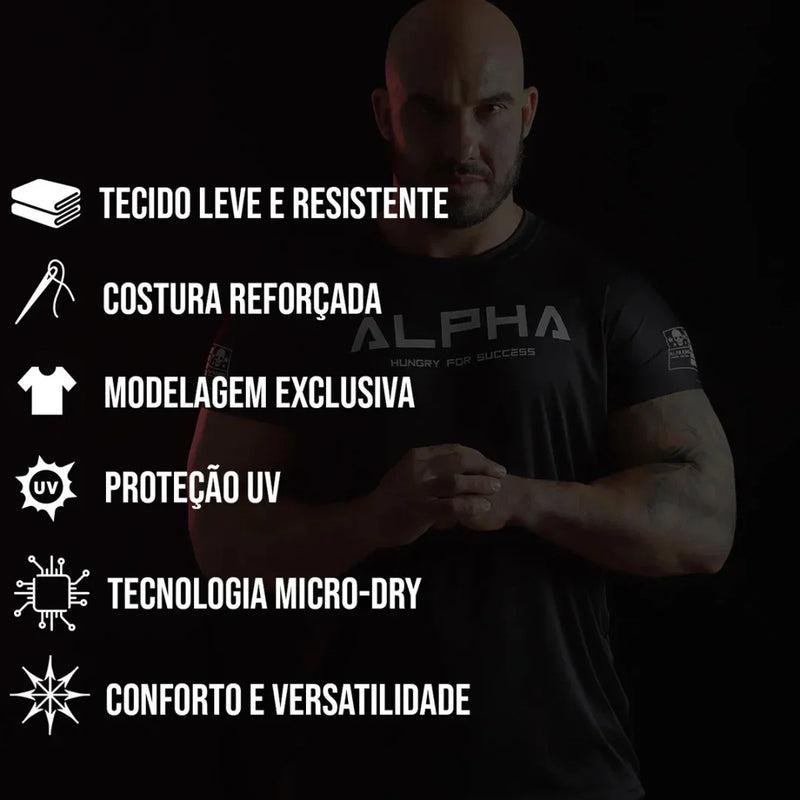 Camisa Alpha Sport: Potência e Performance
