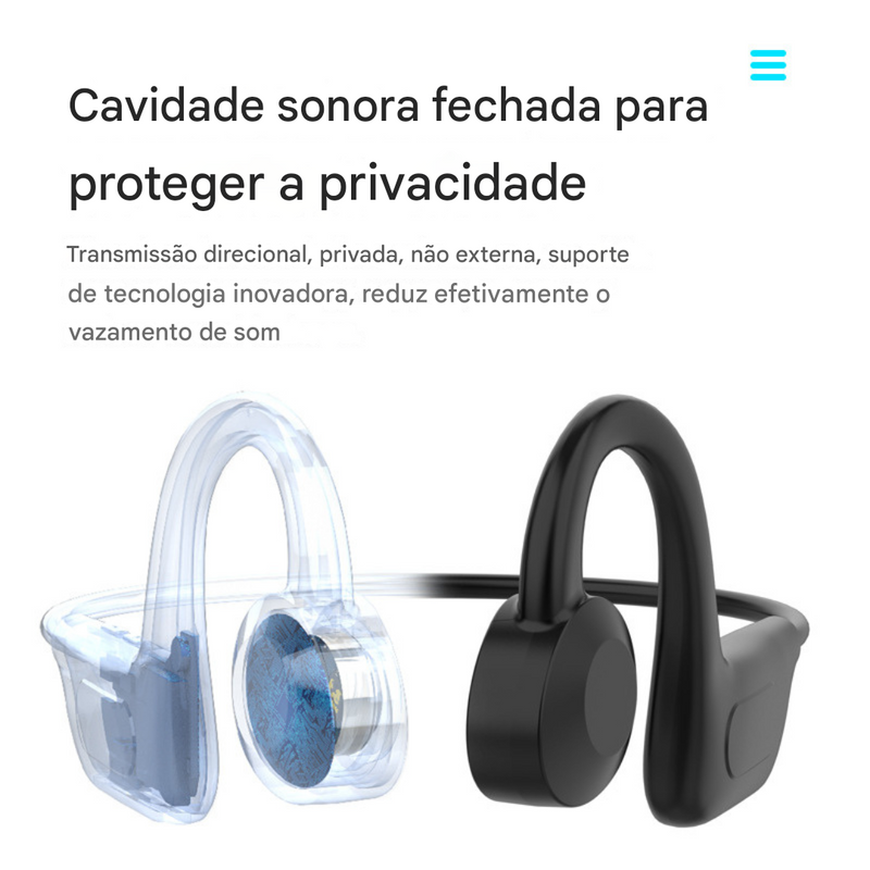 IronBeats™ – Fone de Condução Óssea - Som poderoso, liberdade total