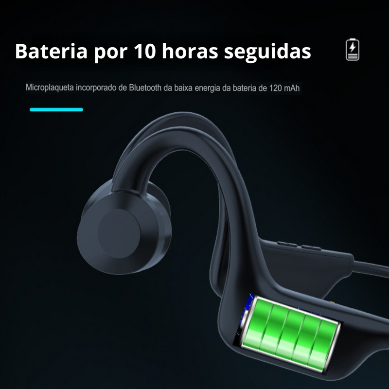 IronBeats™ – Fone de Condução Óssea - Som poderoso, liberdade total