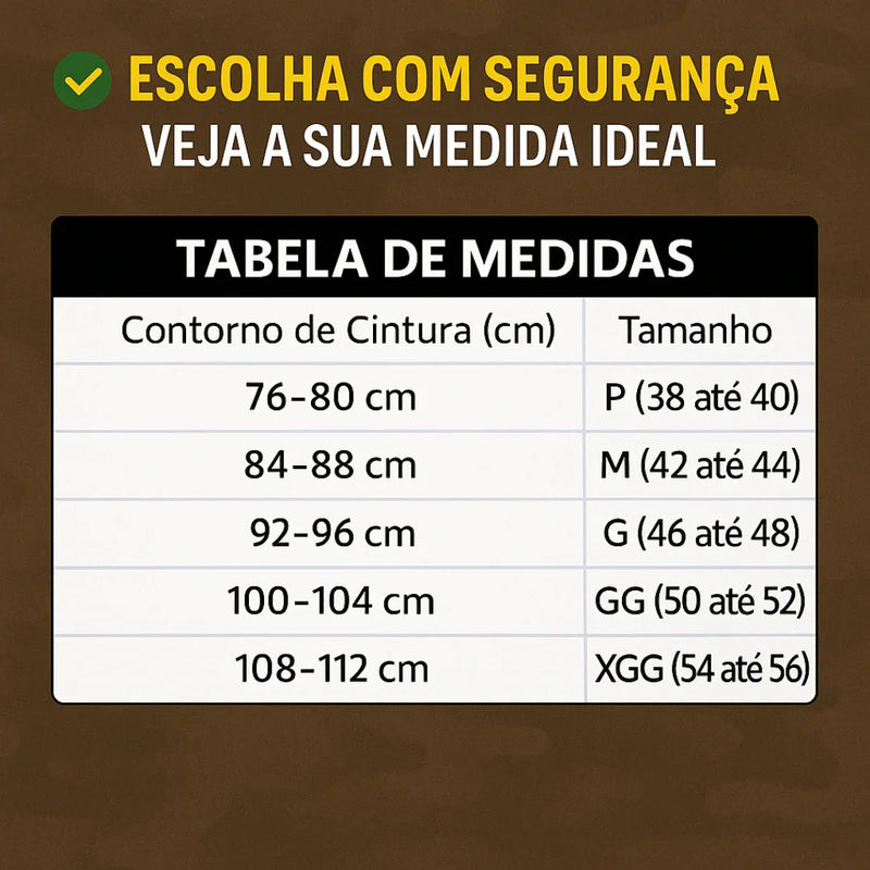 Calça Military Edition® – Tática, Versátil e Extremamente Resistente