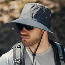 SunGuard: Chapéu Masculino de Aba Larga com Proteção UV